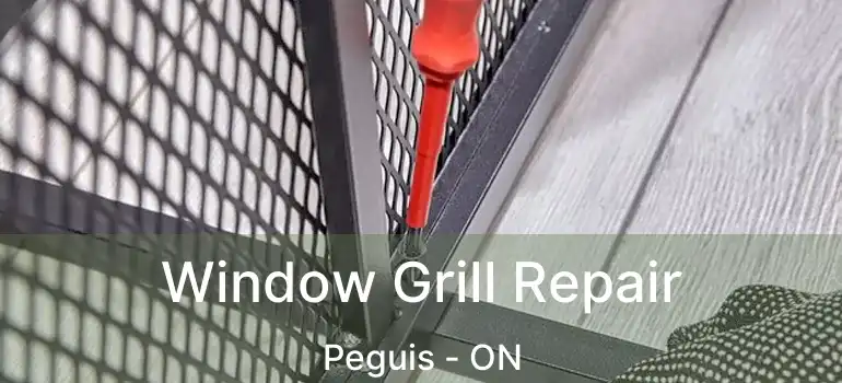  Window Grill Repair Peguis - ON