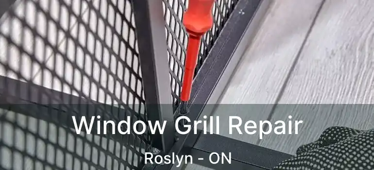  Window Grill Repair Roslyn - ON