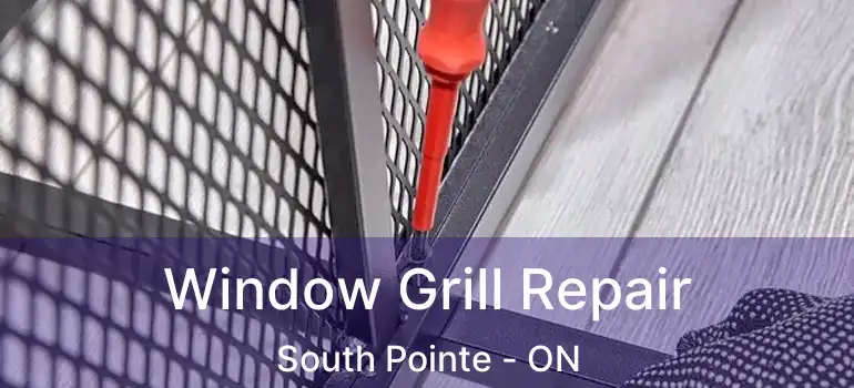  Window Grill Repair South Pointe - ON