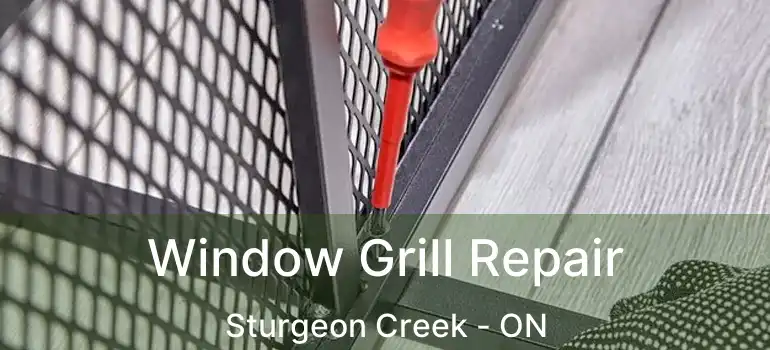  Window Grill Repair Sturgeon Creek - ON