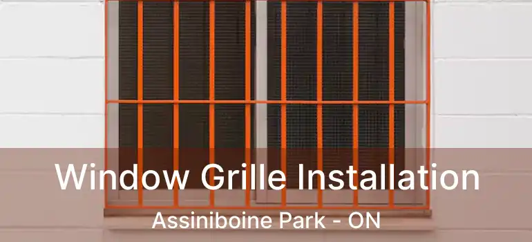  Window Grille Installation Assiniboine Park - ON