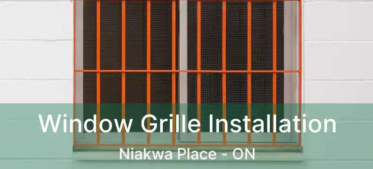  Window Grille Installation Niakwa Place - ON