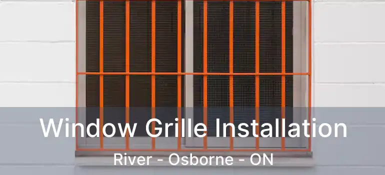  Window Grille Installation River - Osborne - ON