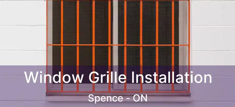  Window Grille Installation Spence - ON