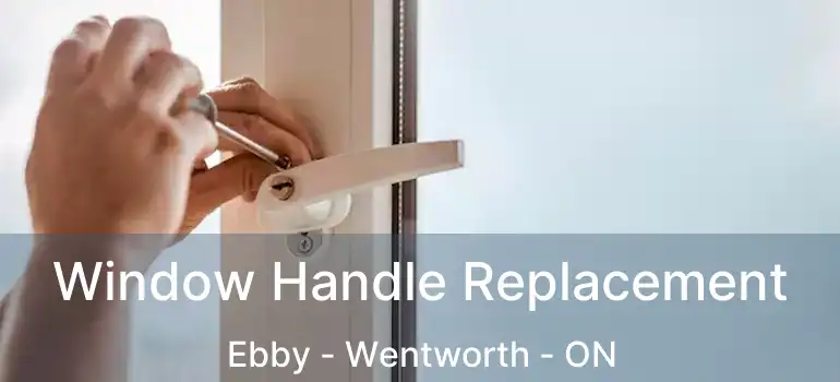  Window Handle Replacement Ebby - Wentworth - ON