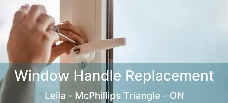  Window Handle Replacement Leila - McPhillips Triangle - ON