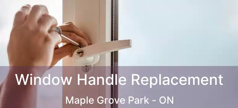  Window Handle Replacement Maple Grove Park - ON