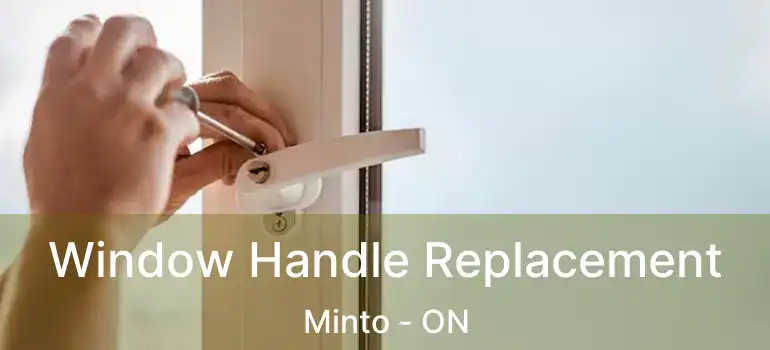  Window Handle Replacement Minto - ON
