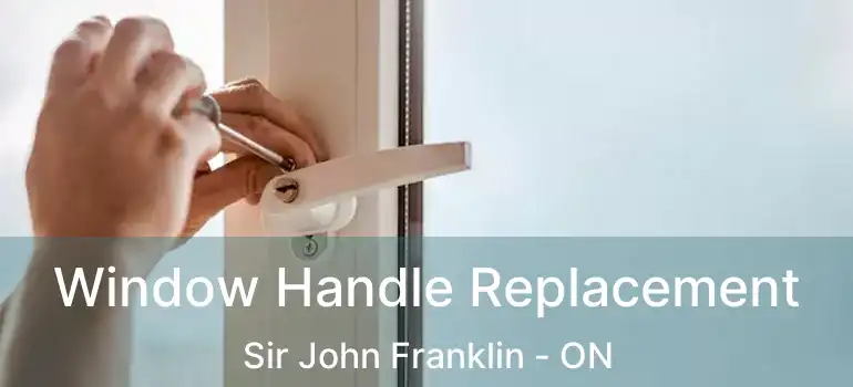  Window Handle Replacement Sir John Franklin - ON