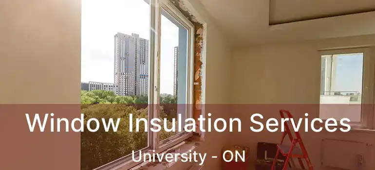 Window Insulation Services University - ON