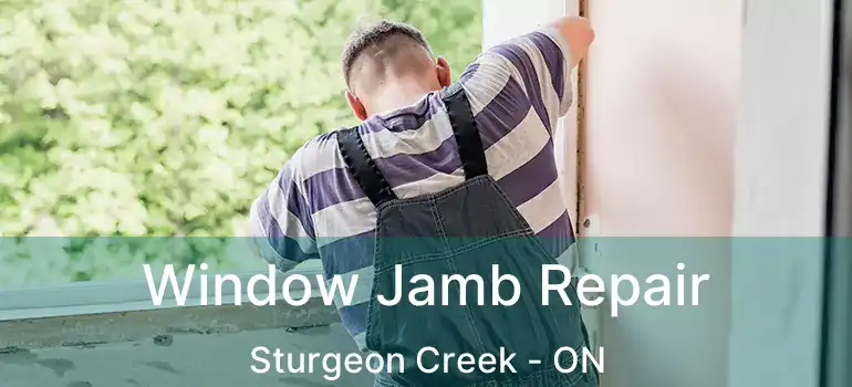  Window Jamb Repair Sturgeon Creek - ON