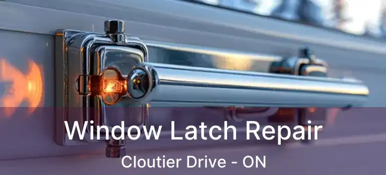  Window Latch Repair Cloutier Drive - ON