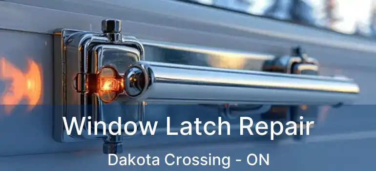  Window Latch Repair Dakota Crossing - ON