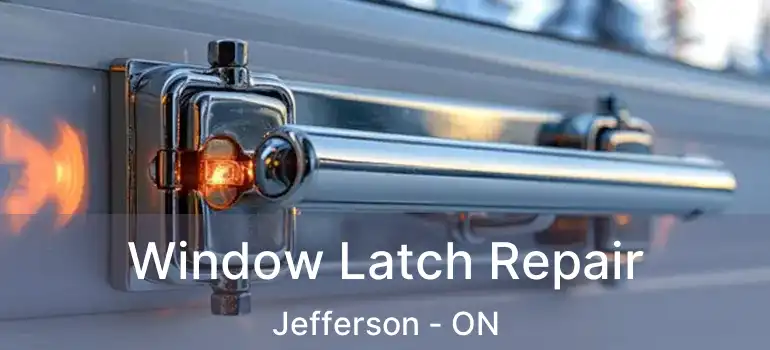  Window Latch Repair Jefferson - ON