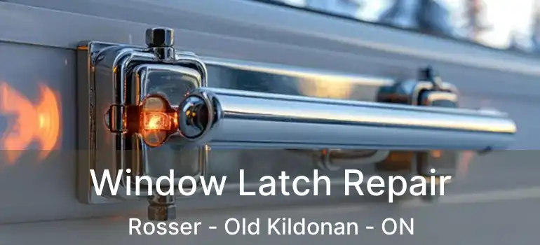  Window Latch Repair Rosser - Old Kildonan - ON