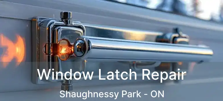  Window Latch Repair Shaughnessy Park - ON