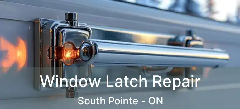  Window Latch Repair South Pointe - ON