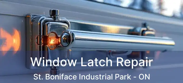  Window Latch Repair St. Boniface Industrial Park - ON