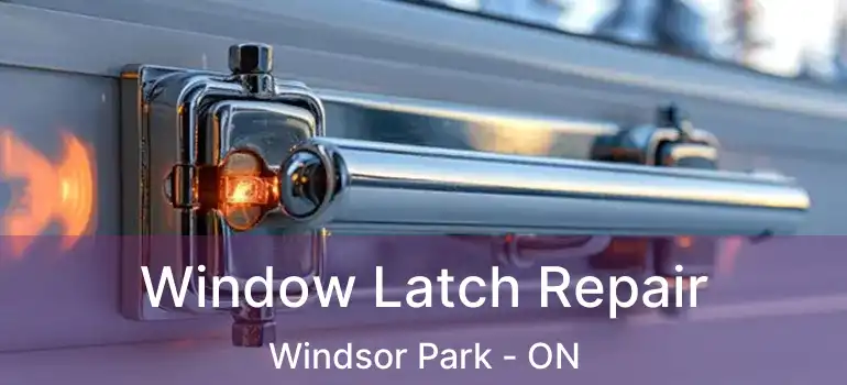  Window Latch Repair Windsor Park - ON