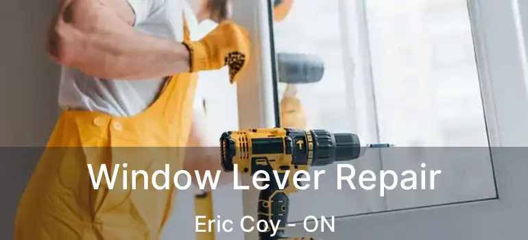  Window Lever Repair Eric Coy - ON