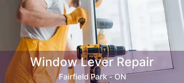  Window Lever Repair Fairfield Park - ON