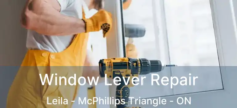  Window Lever Repair Leila - McPhillips Triangle - ON