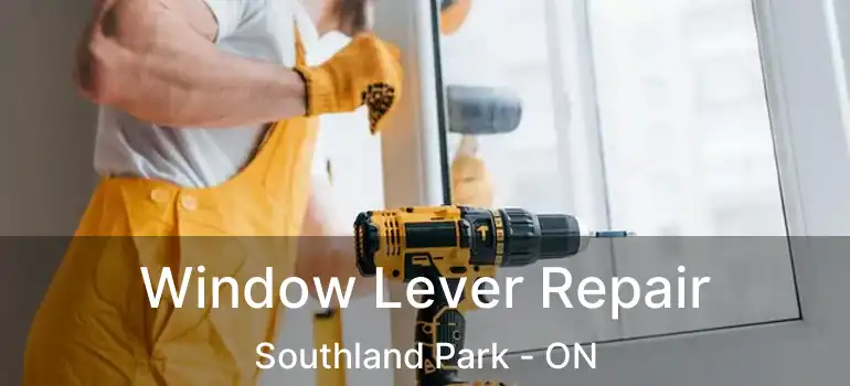  Window Lever Repair Southland Park - ON