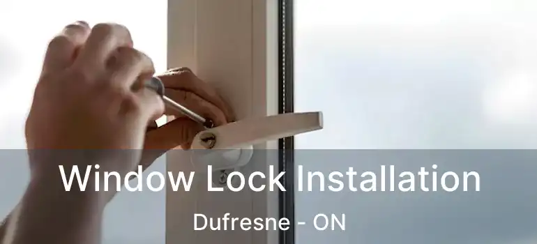  Window Lock Installation Dufresne - ON