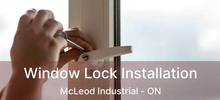  Window Lock Installation McLeod Industrial - ON