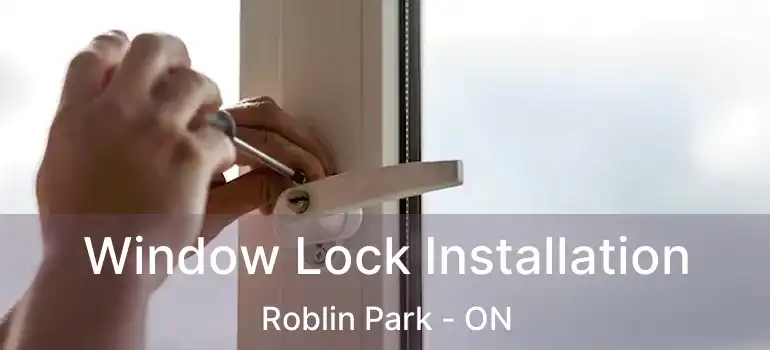  Window Lock Installation Roblin Park - ON