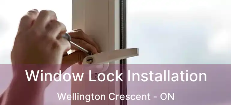  Window Lock Installation Wellington Crescent - ON