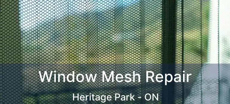  Window Mesh Repair Heritage Park - ON