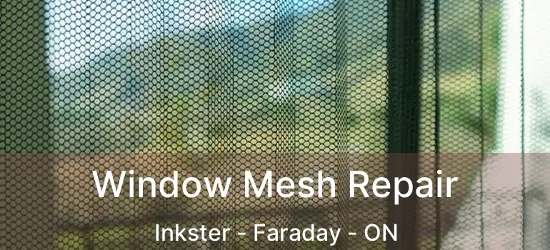  Window Mesh Repair Inkster - Faraday - ON