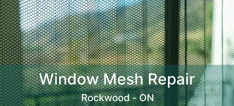  Window Mesh Repair Rockwood - ON