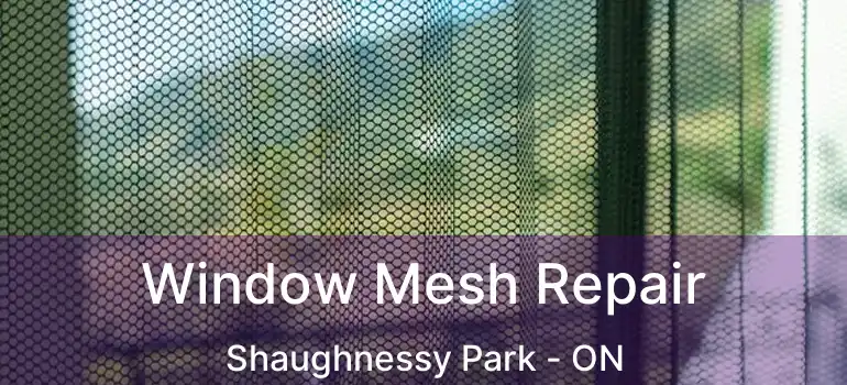  Window Mesh Repair Shaughnessy Park - ON