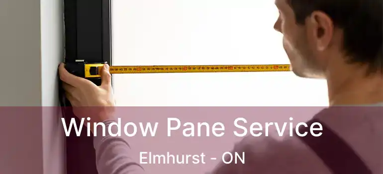  Window Pane Service Elmhurst - ON