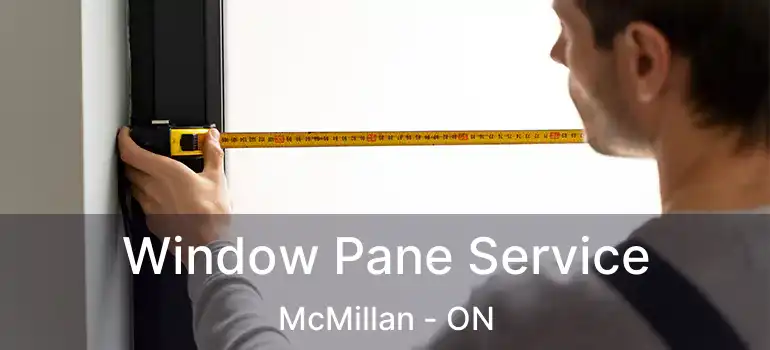  Window Pane Service McMillan - ON