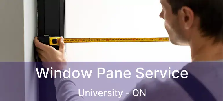  Window Pane Service University - ON