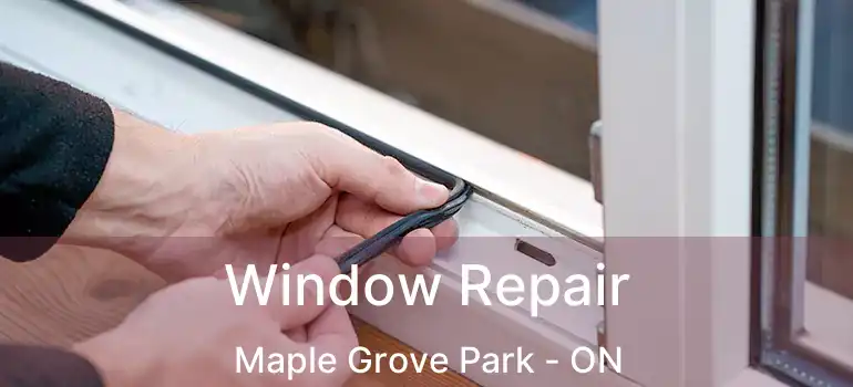  Window Repair Maple Grove Park - ON