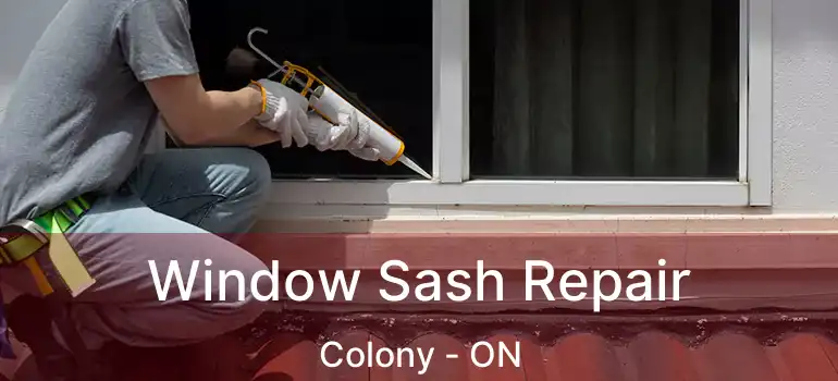  Window Sash Repair Colony - ON