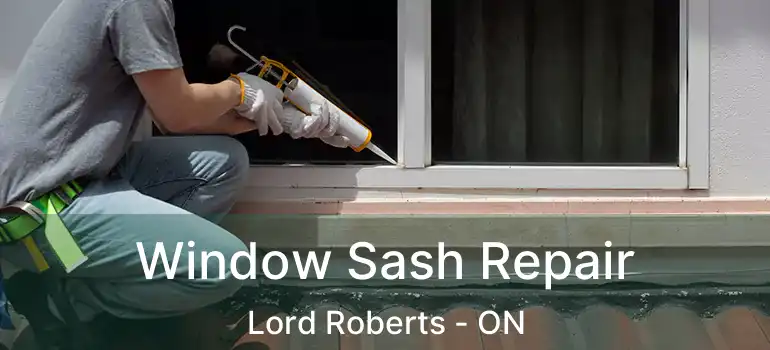  Window Sash Repair Lord Roberts - ON