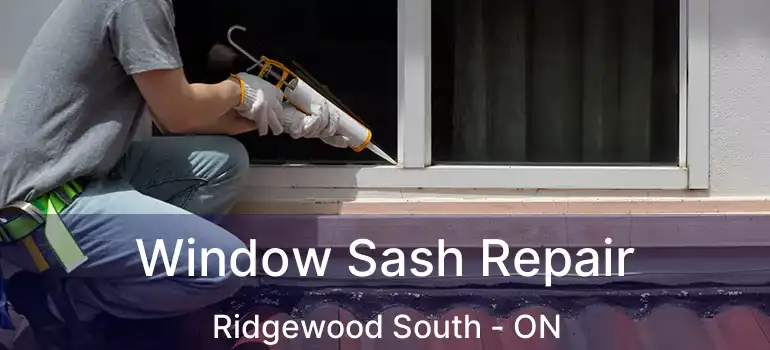  Window Sash Repair Ridgewood South - ON