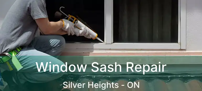  Window Sash Repair Silver Heights - ON