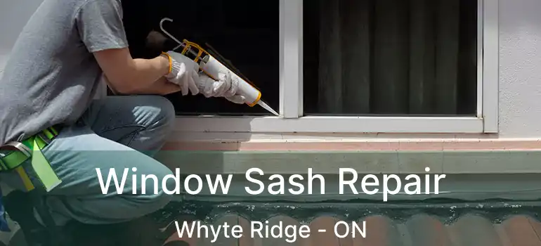  Window Sash Repair Whyte Ridge - ON