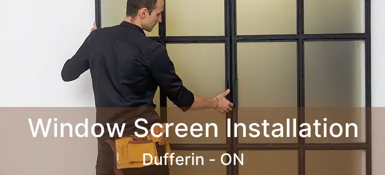  Window Screen Installation Dufferin - ON