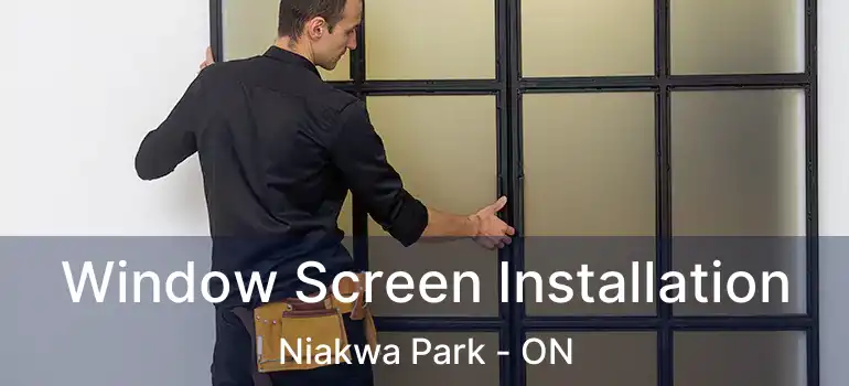  Window Screen Installation Niakwa Park - ON