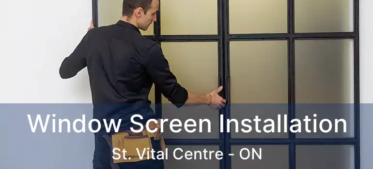  Window Screen Installation St. Vital Centre - ON