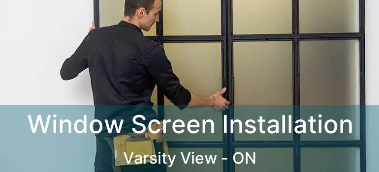  Window Screen Installation Varsity View - ON