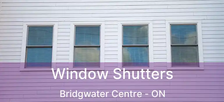  Window Shutters Bridgwater Centre - ON