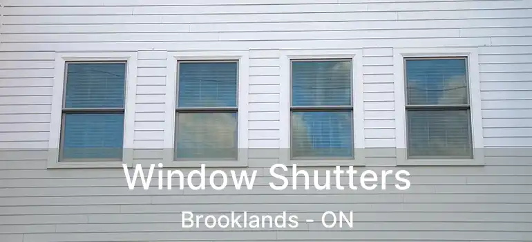  Window Shutters Brooklands - ON